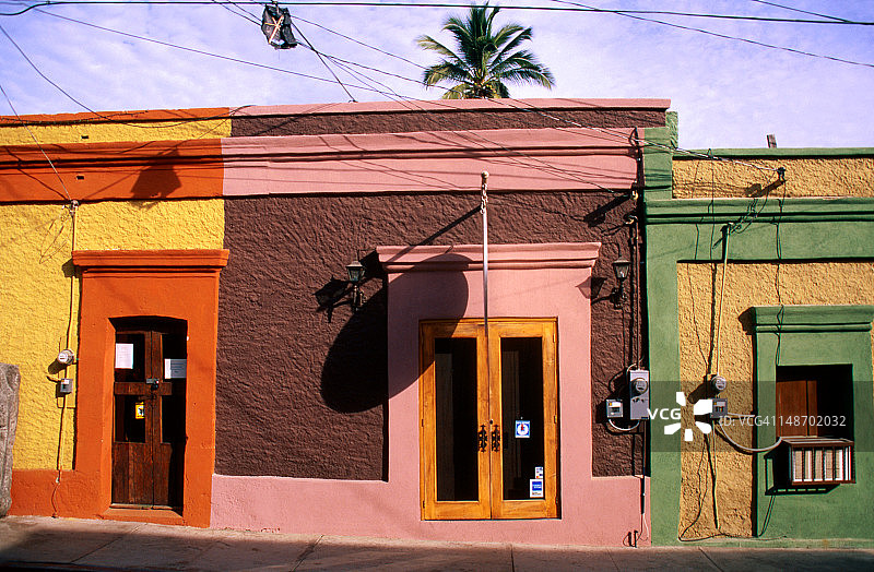 具有传统建筑的街景图片素材