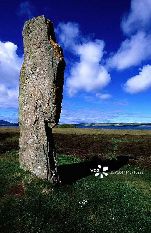 布罗德加石圈的立石图片素材