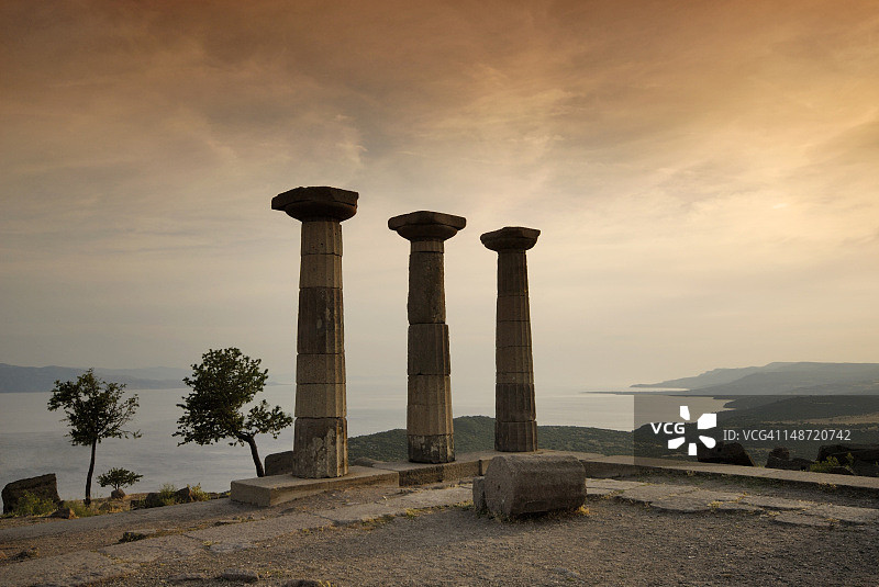 雅典娜神庙图片素材