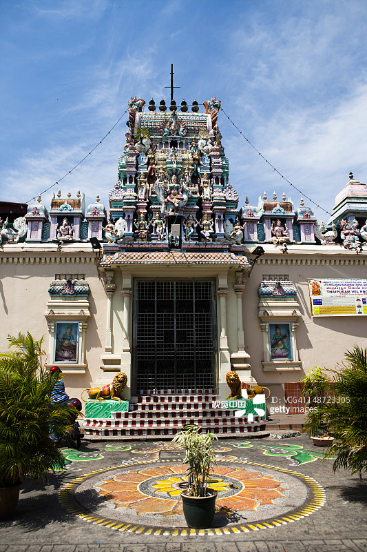 槟城马哈马里安曼兴都庙图片素材