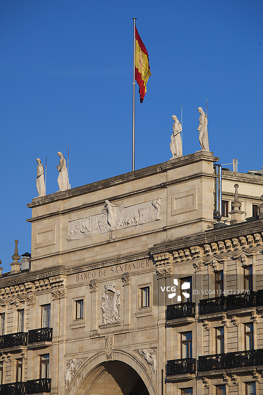 桑坦德银行图片素材