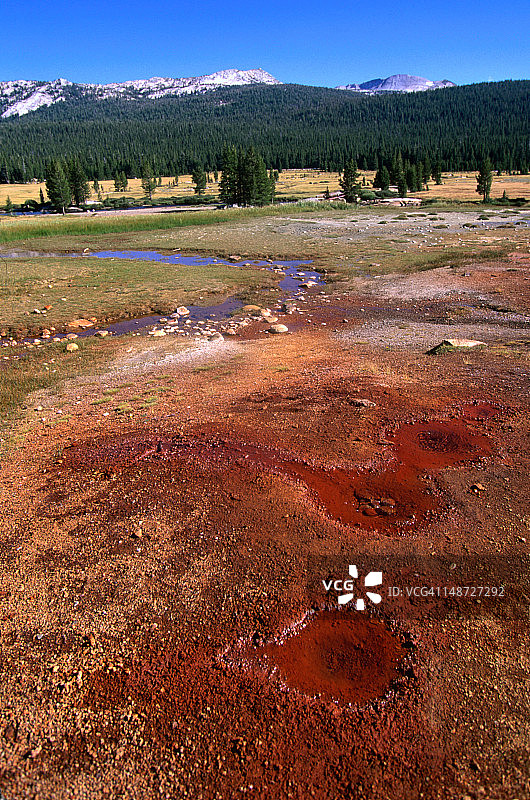 优胜美地国家公园的苏打泉图片素材