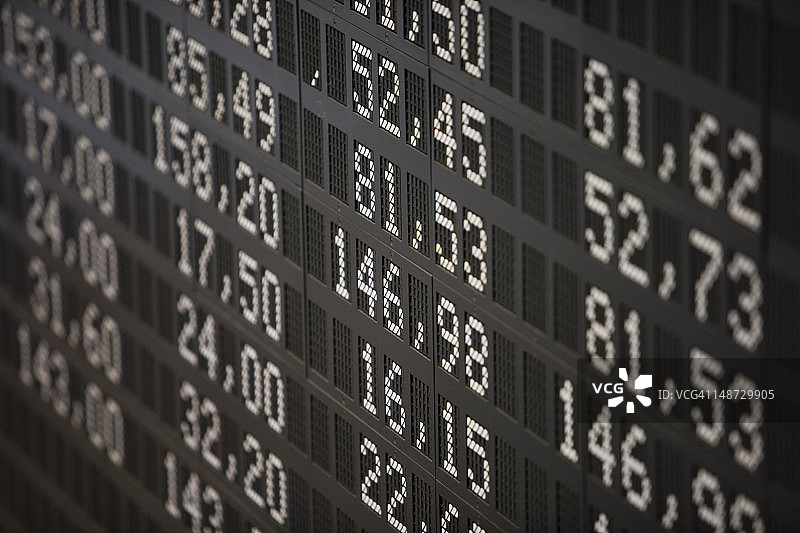 德国证券交易所交易大厅显示屏图片素材