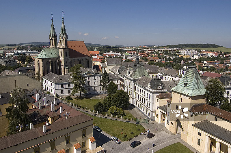 大广场和主教城堡图片素材