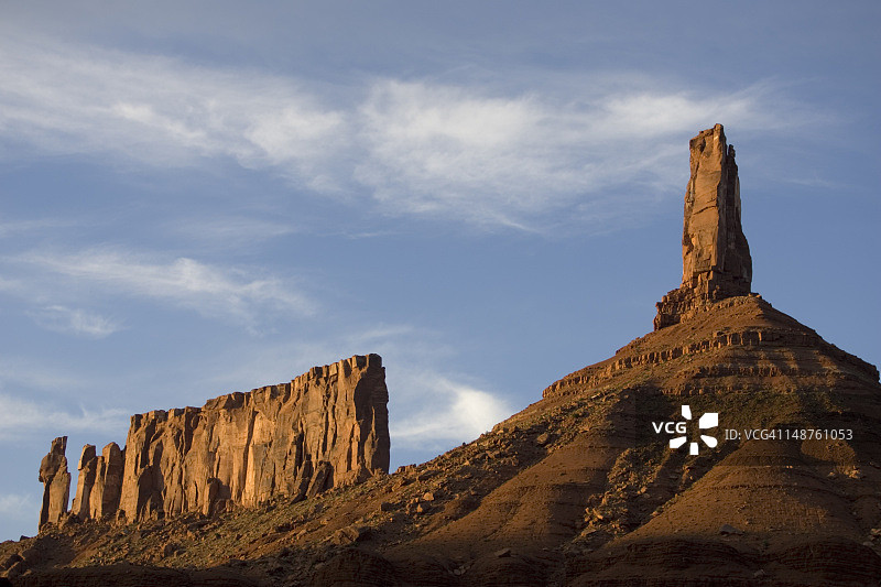 摩押附近的卡斯尔顿塔图片素材