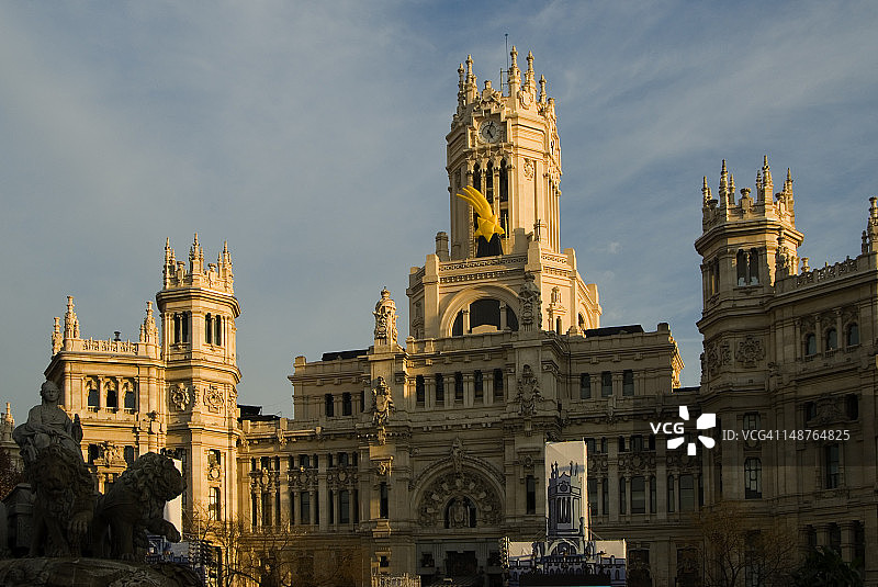 西贝莱斯广场和通讯宫，市长办公室图片素材