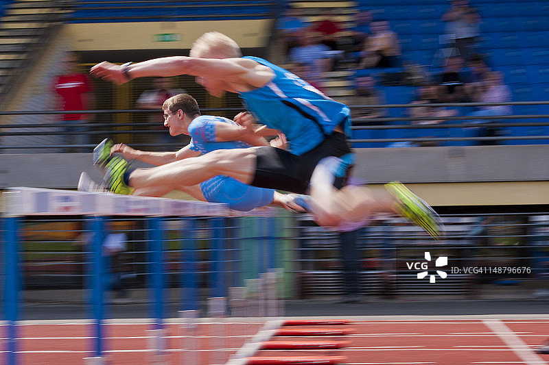 110米跨栏比赛图片素材