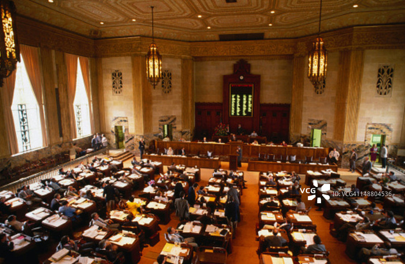 路易斯安那州议会大厦的众议院图片素材