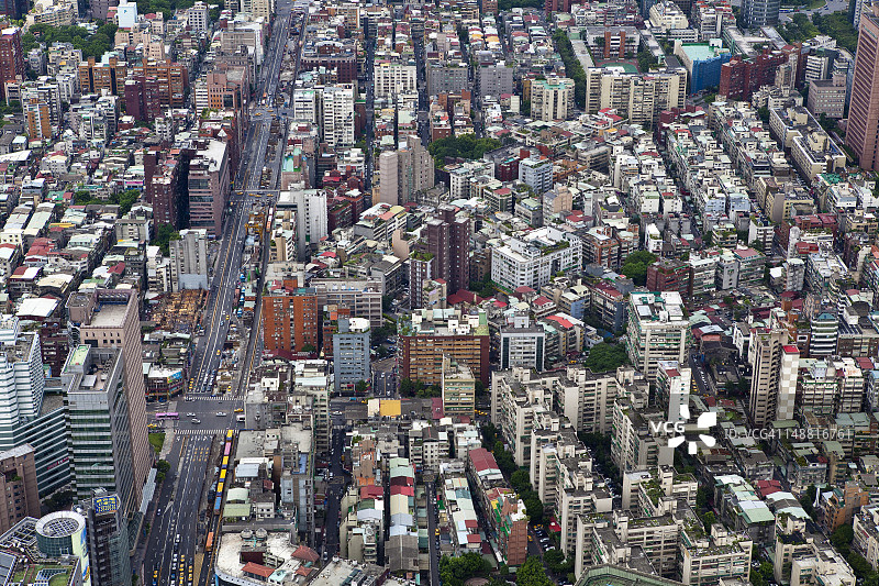 台北101观景台城市景观图片素材