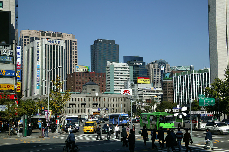 市政厅城市景观图片素材