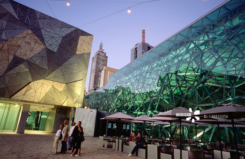 联邦广场图片素材