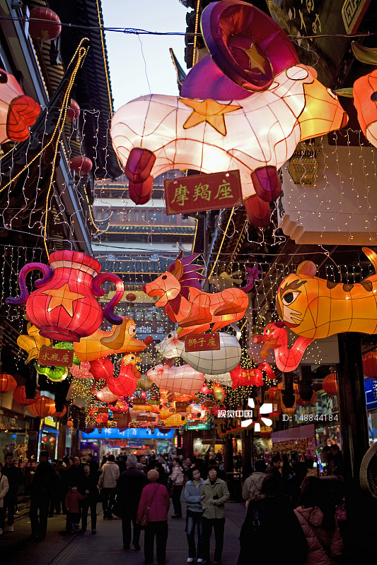 豫园灯会图片素材