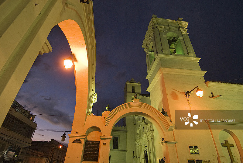 圣弗朗西斯科教堂的飞扶壁和塔楼图片素材