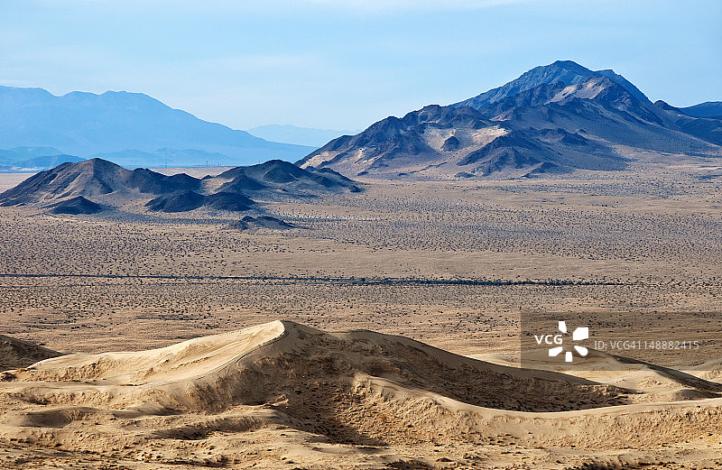 莫哈韦国家保护区的凯尔索沙丘图片素材