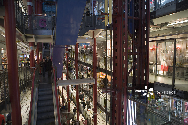 Zeil购物中心的Zeilgalerie图片素材