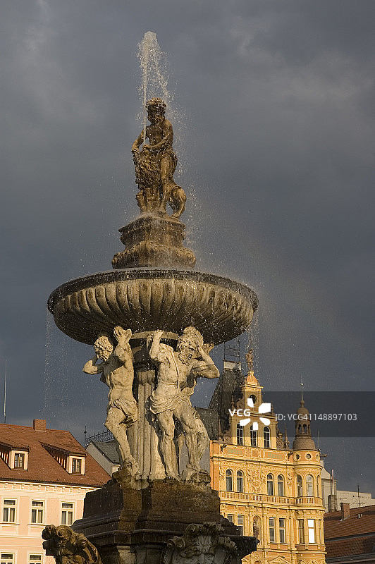 参孙喷泉图片素材