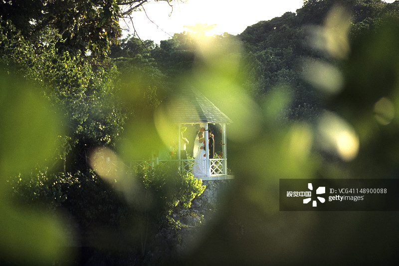 Grand Lido Sans Souci度假村的凉亭婚礼仪式图片素材