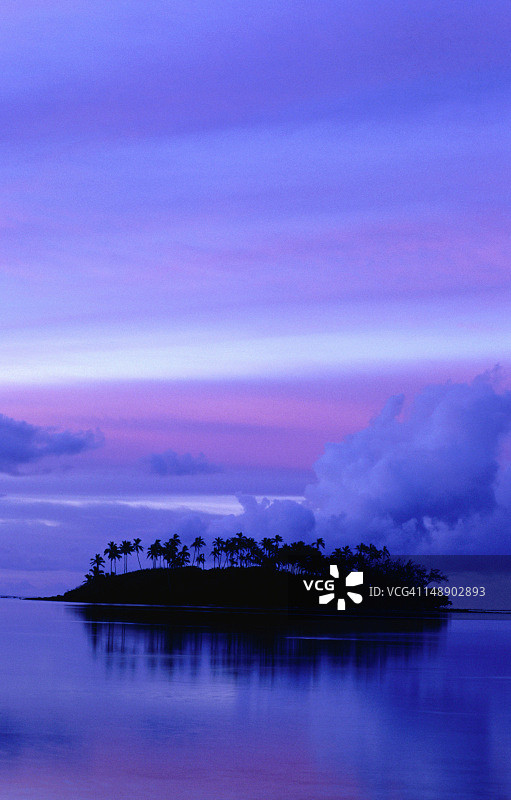 穆里海滩日出Taakoka Motu图片素材