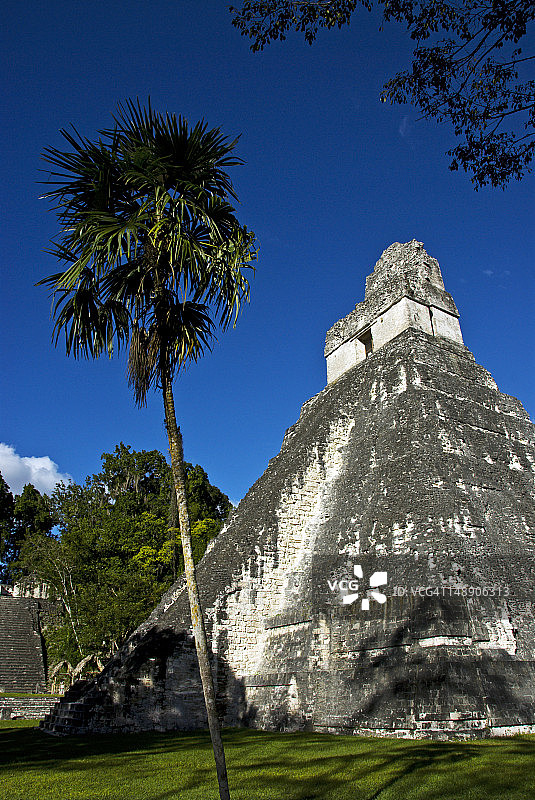 玛雅遗址蒂卡尔国家公园寺庙1图片素材