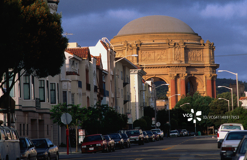 1915年巴拿马太平洋博览会举办地：旧金山艺术宫图片素材