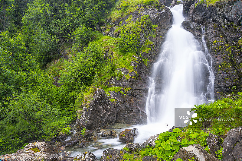 Oursiere瀑布图片素材