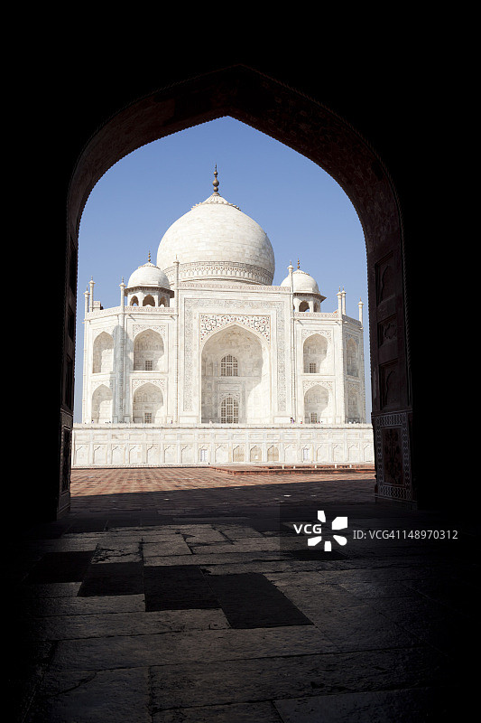 印度阿格拉的泰姬陵图片素材