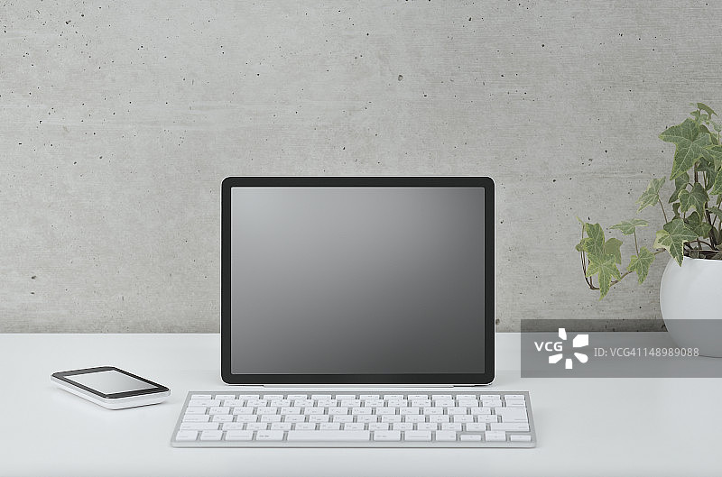 用于工作的数字平板电脑图片素材