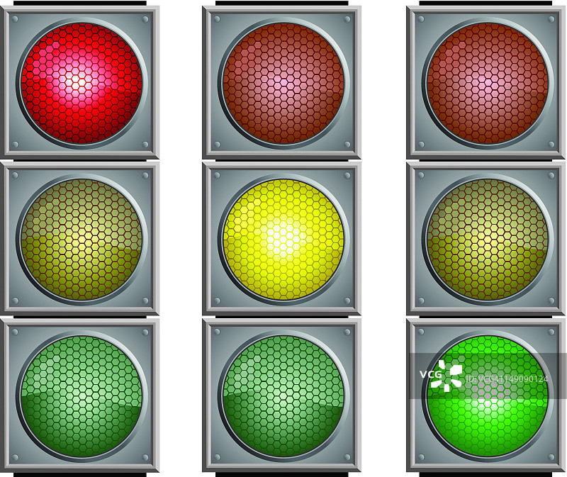交通信号灯图片素材