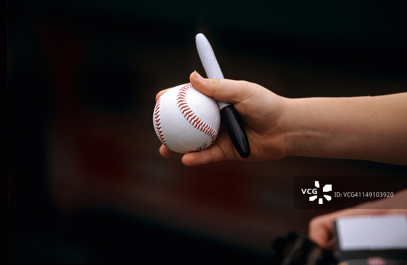 棒球签名图片素材