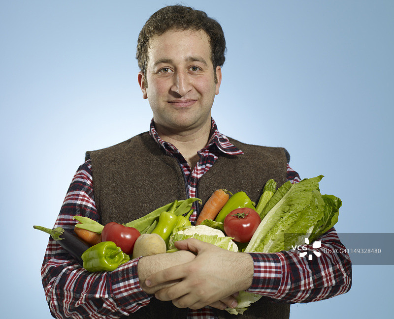 快乐的农民图片素材