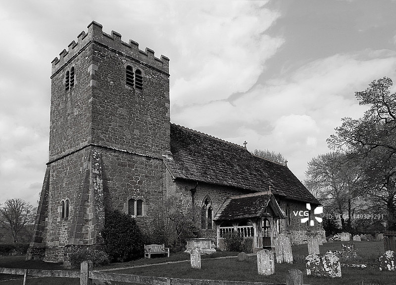 奥克利圣玛格丽特教堂，靠近多金图片素材
