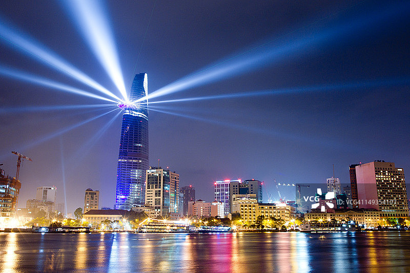 越南西贡金融塔图片素材