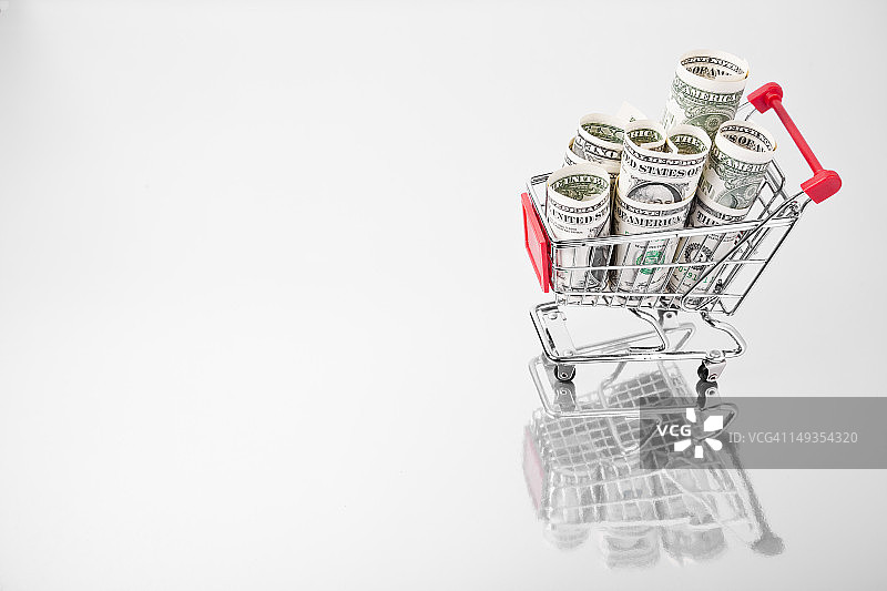 购物的钱图片素材