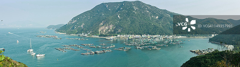 南丫岛全景图片素材