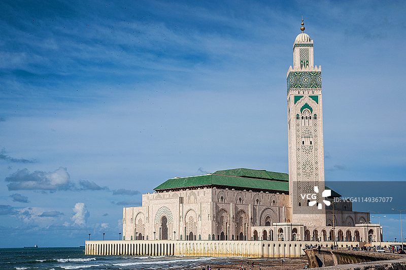 摩洛哥卡萨布兰卡哈桑二世清真寺图片素材