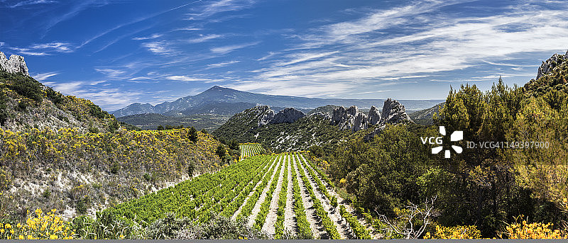 蒙米拉伊花边山图片素材