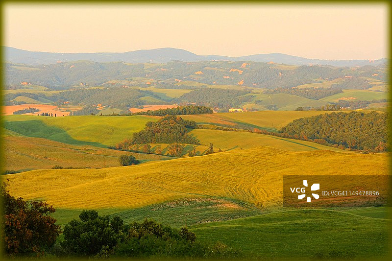 托斯卡纳的丘陵图片素材