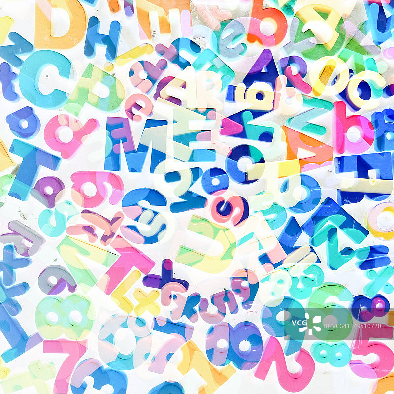 玩字母和数字图片素材