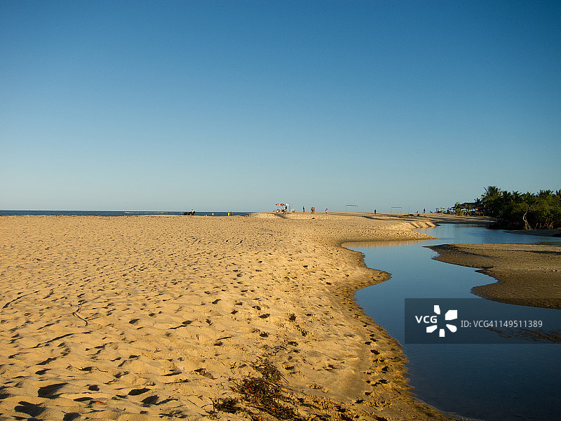 巴西巴伊亚州特兰科索海滩风光图片素材