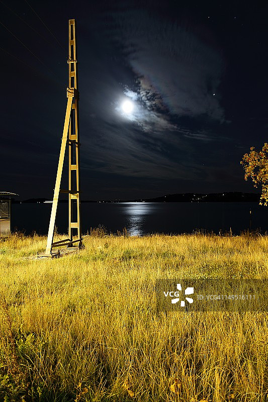 接触网杆外观图片素材