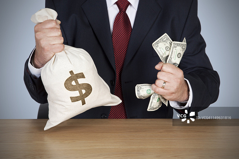 贪婪的美国银行家图片素材