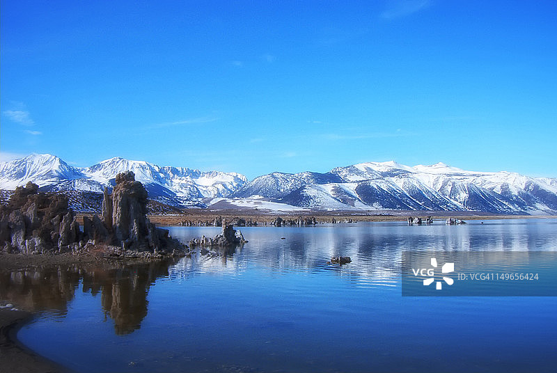 莫诺湖图片素材