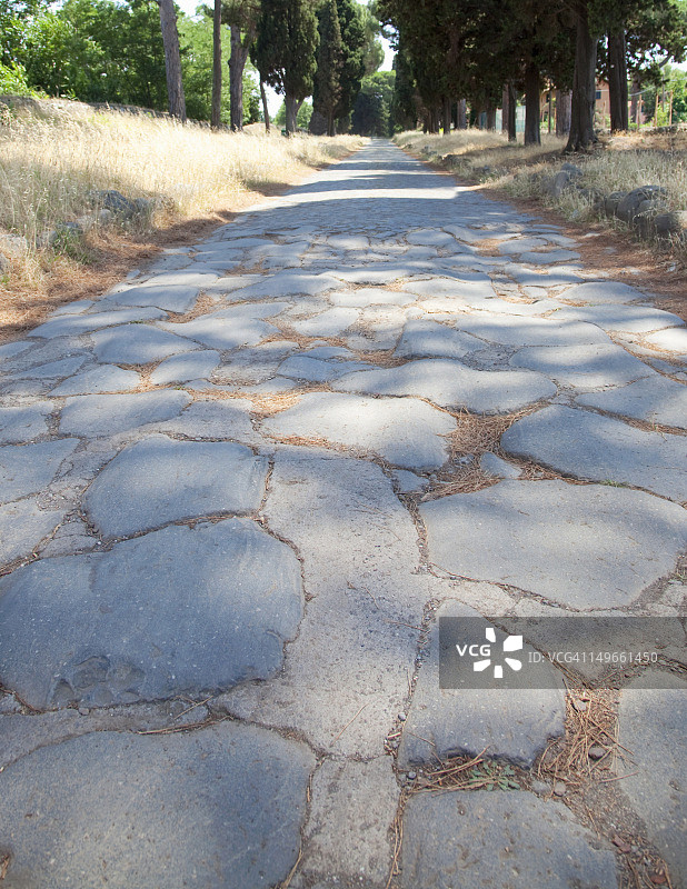 通往罗马的古道：阿皮亚古道图片素材