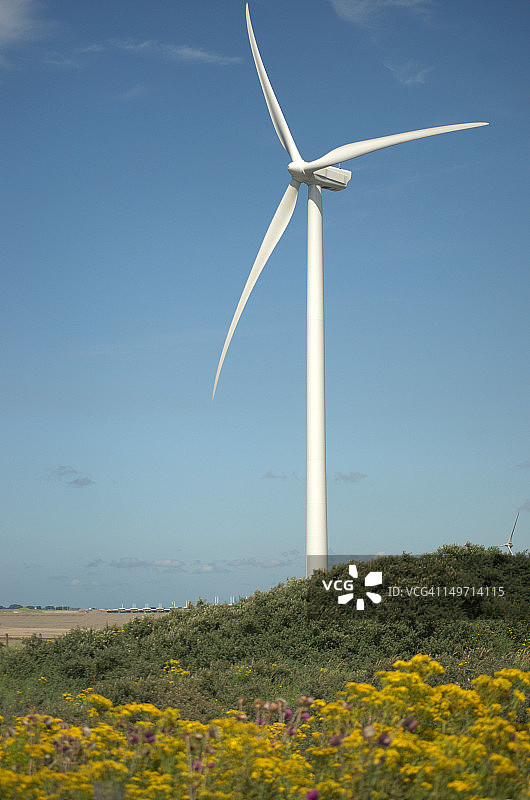 风力涡轮机图片素材