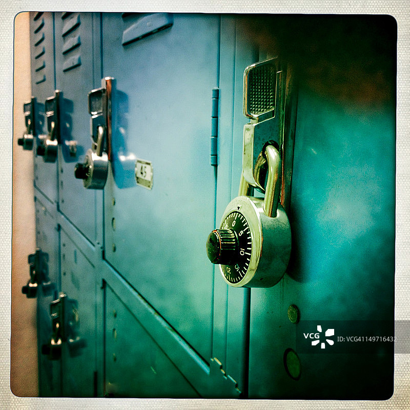 锁和储物柜图片素材
