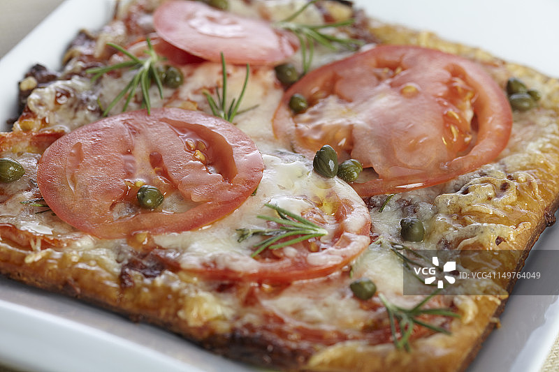 素食比萨图片素材