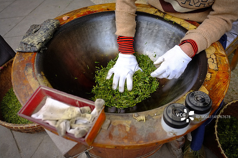 中国浙江杭州龙井村图片素材