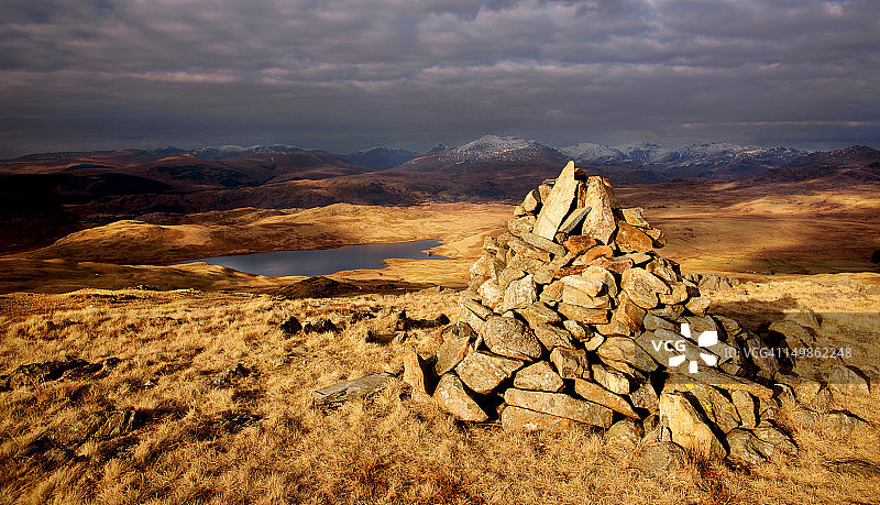 迪沃克湖上空图片素材
