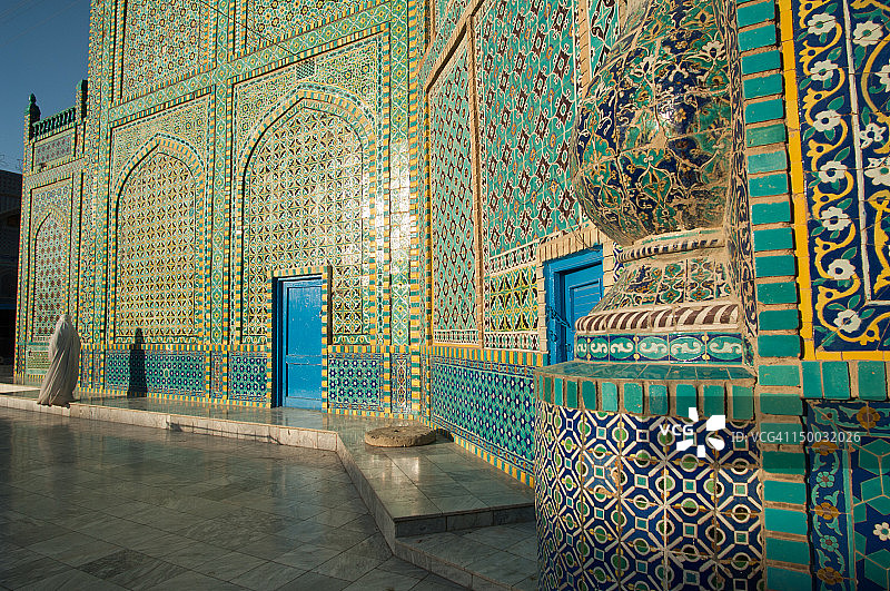 蓝色清真寺图片素材