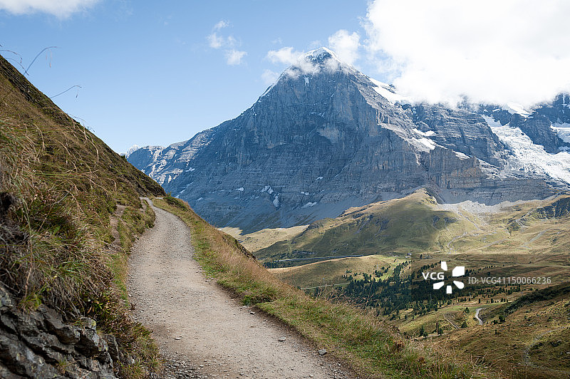 瑞士阿尔卑斯山（小谢德格至曼丽申）图片素材